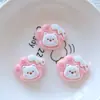 Etiqueta de Nome para Bolo de Ursinho Fofo Acessórios de Resina Patinha de Urso Kit de Material Semi-Acabado DIY Pingente para Bolsa Acessórios Sul 27
