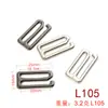 Hebilla Gruesa en Forma de Nueve de Aleación de Zinc en Stock, Chapada en Metal, Resistente a la Corrosión, para Correas de Delantal de Peluquería, Tirantes de Sujetador, Hebilla de Ajuste de Correa