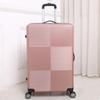 Abs + pc trolley case universal roda 20/24/28 polegadas embarque máquina bagagem mala de negócios suporte LOGO