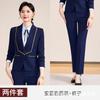 Terno profissional Feminino Hotel Catering Atendente Roupas de Trabalho Recepção Caixa Não engomar Roupas de Trabalho Uniforme de Comissária de Bordo Outono e Inverno