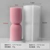 Jiahui Mei Nudo de Cuerda Pilar Molde de Silicona Pilar Rayado Estéreo Vela de Aromaterapia Herramienta Abrasiva Velero DIY Adornos