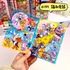 Caderno Original Cartoon A7 Acrílico de Folhas Soltas, Caderno de Estudante Anime Estética Fofa Feminina