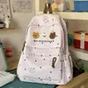Mochila Versátil Fofa de Novo Estilo para Meninas, Alta Capacidade, Simples, Casual e Estilosa Bolsa Escolar para Alunos do Ensino Fundamental