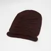 Alibaba al por mayor Sombrero de punto de pelo estilo europeo y americano para hombre Nuevo Sombrero plisado de moda Cubrecabezas de confinamiento para mujer para Heattech