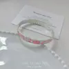 "Despertar de Diez Mil Flores" Estilo Nacional Nuevo Chino Esmalte en Polvo Pulsera de Peonías Versátil Exquisita de Gama Alta Plegable Joyería de Mano