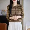 Chaqueta cárdigan de punto finamente elaborada estilo retro para mujer, estilo corto para figuras petite, nuevo suéter top de abrigo otoño 2026
