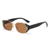 Gafas de sol con diseño nuevo y elegante para mujer, Gafas de sol estilo 'Old Money' con montura pequeña ojo de gato, Gafas de sol de moda con protección UV