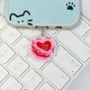 Tapón antipolvo para teléfono de arte de uñas acrílico con diseño de mariposa que realza la elegancia de tu dispositivo Android