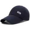 Sombrero de sol gorra de béisbol de lona gorra gorra con visera para hombre sombrero de sol para exteriores sombrero de ala ancha extendido a lo largo al por mayor