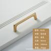 Puxador de Porta de Guarda-Roupa Estendido Moderno Simples Alto Padrão Invisível Dourado Armário Armário Puxador de Porta de Guarda-Roupa Gaveta Puxador de Porta de Armário