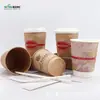 Taza hueca desechable taza hueca de piel de vaca impresión taza hueca taza de café taza de leche taza de té de leche producto semiacabado impresión
