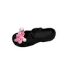Tamancos de Ballet Rosa Borboleta Orquídea para Mulheres, Novo Modelo 2026, Sandálias Mary Jane Slip-On para Uso Externo