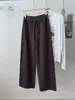 Jeans retro estilo americano azul oscuro ajustados para mujer, pantalones casuales de cintura alta de pierna recta, pantalones de 26 pulgadas hasta el suelo, nuevo estilo de otoño