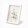 MDF Transfronteiriço Grão de Madeira Preto Oco 2cm Armazenamento 10 Polegadas A4 Decorativo 3D Pendurado na Parede Criativo Porta-Retrato
