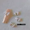 Lz Novos Acessórios para Nail Art Laço Zircônia Super Brilhante de Alta Qualidade Decoração de Unha Laço de Fita Acessórios de Unha Vestíveis