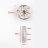 Conector Tres en Uno Reforzado de Alta Resistencia para Ensamblaje de Muebles Tornillo Sujetador Rápido para Armario Gabinete Cama Accesorios de Rueda Excéntrica