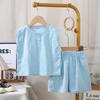 Nuevo Traje de Verano para Niños con Agujeros Estilo Coreano de Moda Chaleco Delgado de Moda sin Mangas para Niños