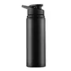 Botella de Agua Deportiva de Acero Inoxidable Transfronteriza 304 Taza de Agua para Beber Directamente Portátil para Exteriores Taza Deportiva de una Sola Capa Taza de Agua Fría Venta al por Mayor