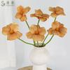 Simulación sin hojas apertura tulipán flores falsas transfronterizo ramo de boda hogar tacto hidratante tulipán mayoreo
