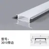 Luminária Linear LED de Sobrepor com Teto Pré-Embutido de Liga de Alumínio Cinza, Luminária Linear de Borda Cob, Perfil Embutido para Canal de Luz
