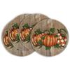 Manteles Individuales de Lino Más Vendidos en Amazon Decoración Redonda de Otoño para Acción de Gracias Venta Directa de Fábrica de Impresión de Lino para Mesa de Cocina