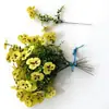 Plantas Verdes Artificiales de Amazon, Orquídeas Mariposa, Ramilletes de Pensamientos, Flores Falsas, Flores de Seda, Boda, Hogar, Oficina, Decoración Exterior