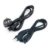 Cable de Alimentación de Cola de Flor de Ciruelo Estándar Americano GB Estándar Británico BS Cableado Adaptable a AC para Portátil Brasileño Estilo Europeo Enchufe de Tres Pines Cable