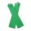 Amazon 53cm Seda de Leite Elástica Luvas para Festa Festival Acessórios Fantasia de Performance Luvas Longas Pretas
