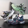 Zapatos para Niños 2026 Nuevos de Verano Transpirables Malla Simple Superficie de Malla Niños Medianos y Grandes Botón Giratorio Zapatos Deportivos para Niños
