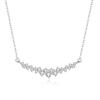 Collar de moissanita de plata esterlina S925 transfronterizo para mujer, elegante colgante de moda, cadena de clavícula con temperamento de viento simple, fabricantes de fuentes
