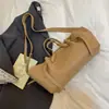 Bolsa Tote Plissada de Grande Capacidade Nova para Primavera 2026 para Mulheres, Bolsa de Mão Grande Casual Elegante para o Dia a Dia Bolsa Asa