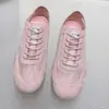 Novos Sapatos Casuais de Moda Feminina Primavera/Verão 2026, Tênis de Treino Alemão com Cadarço de Malha Respirável, Sapatos Baixos, Confortáveis e Versáteis para Mulheres