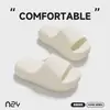 Pantuflas de Suela Gruesa para Hombre, Transpirables Antideslizantes de Verano para Interiores en Casa, Silenciosas para Parejas, Pantuflas de Eva para Mujer, Uso Exterior de Verano