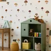 Pegatinas Pequeñas de Hongos Pintados para Bricolaje para Dormitorio, Sala de Estar, Armario, Decoración de Fondo del Hogar Fabricante Mayorista