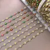 Moda Estilo Coreano Nuevo Acero Inoxidable Margarita Pequeña Cadena Estilo Bosque Fresco Pulsera Collar DIY Hecho a Mano Accesorios de Joyería