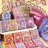 Libro de Pegatinas Mini Vestido Mochi Duga para Disfrazar Niñas y Niños Dibujos Animados Juguete DIY Pegatinas