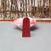 Colgante de token de la Orden de los Cinco Truenos Grabado por Dos Caras con Arena de Cristal Rojo Cinabrio Colgante de la Orden de los Cinco Truenos con Arena de Cristal Rojo de Alto Contenido