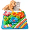 Nueva alfombra olfativa para mascotas ayuda a los perros a gastar energía, esconde premios para que los gatos alivien el aburrimiento, dispensa comida para mascotas y es un juguete dispensador de snacks para perros