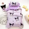 Juego de Cama Kuromi para Jardín de Infancia - Juego de tres piezas 100% algodón, juego de seis piezas de algodón puro para la siesta del bebé y ropa de cama para niños de jardín de infancia