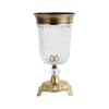 Adornos de Cobre Puro Plato de Frutas de Cristal Vaso de Flores Artesanías para el Hogar Europeas Americanas Francesas Sala de Estar Sala Modelo