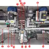 Accesorios para empacadora automática 101A motor interruptor de proximidad MH-PC cuchilla izquierda cuchilla derecha cuchilla central