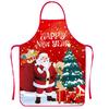 Decoraciones Navideñas Dibujos Animados Navideños Delantal Creativo Delantal Especial para Catering Festivo Delantal de Atmósfera Navideña