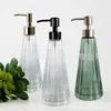 Atacado Frasco Cônico para Álcool em Gel com Vidro Colorido Frasco Transparente com Dosador Frasco para Sabonete Líquido de Banho Frasco de Loção Tipo Pump