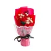 Día de San Valentín Nuevo Ramo Seco de Rosa de Jabón Azul Hielo y Gipsofila para Novio Esposa Regalo de Cumpleaños Venta al por Mayor
