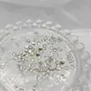 Mini Joyería para Uñas con Circonita de Forma Especial Blanca Diamante Marquise de Fondo Plano Invertido Joyería para Uñas con Diamante Blanco Forma Especial Mixta Venta al por Mayor