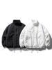 Forn3 Nueva Chaqueta de Algodón Estilo Japonés de Invierno Bolsillo Irregular Cuello Alto Marca de Moda Ins Pareja Casual Ropa de Algodón