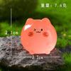Novo Gatinho Luminoso Fofo Micro Paisagem Jardinagem Pequenos Ornamentos Desenho Animado DIY Acessórios de Resina Gatinho Colorido Transparente