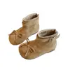 Botas para Niña 2026 Nuevo Otoño Botas de Piel con Suela Suave y Moño Botas Birkenstock Retro con Estilo para Niña Pequeña