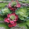 Simulación gran Baolian suculenta tacto de goma suave planta plástico material de decoración floral maceta de césped artificial tridimensional 3D