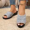 Nuevas Pantuflas de Talla Grande para Mujer de Primavera y Verano, Suela Plana, Modernas, de Moda, Antideslizantes, Resistentes al Desgaste, Sandalias para Mujer, Zapatos Populares para Mujer